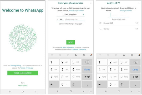 WhatsApp-Angriff ber den Verifizierungscode