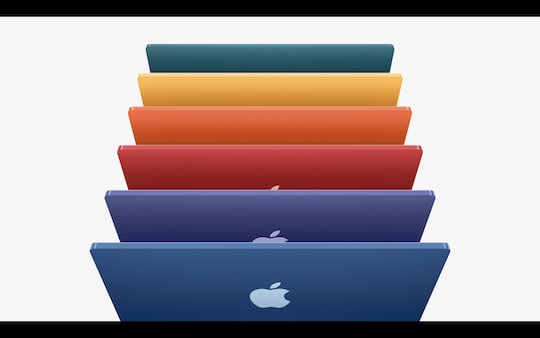 Die neuen Farbvarianten des iMac
