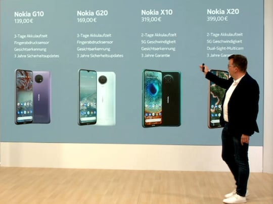 Preisspanne der neuen Nokia-Handys