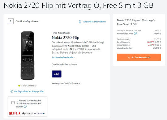 Nokia 2720 Flip bei o2