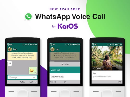 Praktisch: WhatsApp-Sprachanrufe in KaiOS 