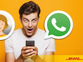 Der DHL-Kundenservice bietet sich ab sofort auch ber den WhatsApp-Messenger an