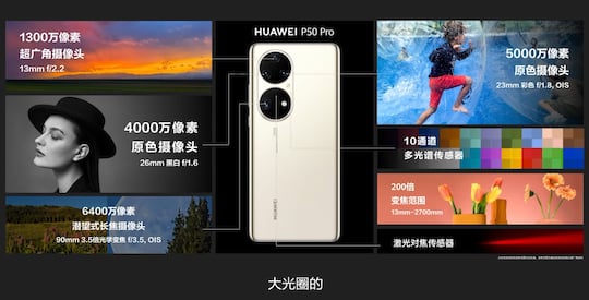 Auf das von Leica untersttzte Kamerasystem beim P50 Pro ist Huawei sehr stolz