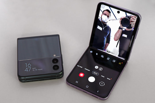 Samsung Galaxy Z Flip 3 5G: Selfiekamera in Action