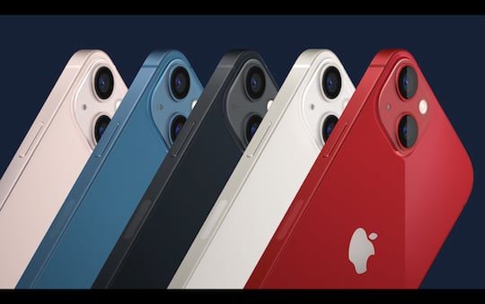 Die verschiedenen Farben des iPhone 13
