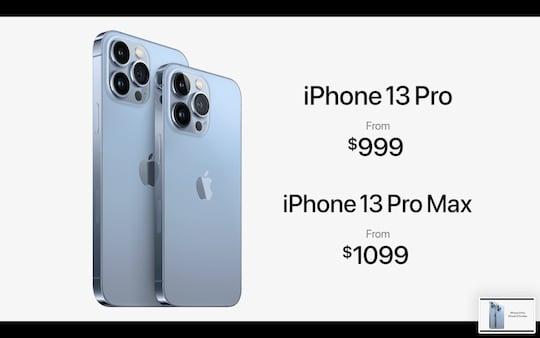 Design und Preise von iPhone 13 Pro und Pro Max