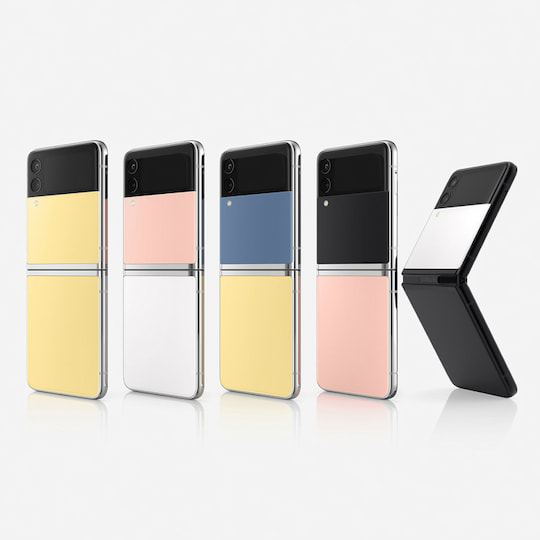 Galaxy Z Flip 3 5G Bespoke Edition: Beispiele fr Farbkombinationen