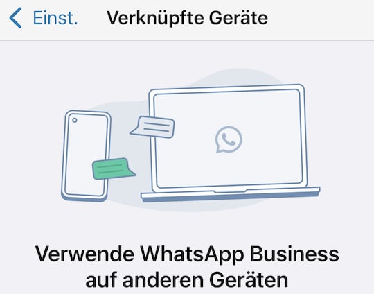 Multi-Gerte-Untersttzung bei WhatsApp Business