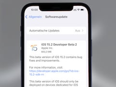 iOS 15.2 Beta 2 verfgbar