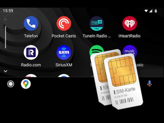 Android Auto bekommt Dual-SIM-Funktion
