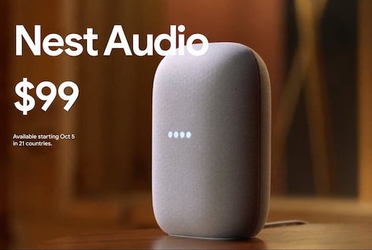 Ein vernetzter Google Lautsprecher: Nest Audio