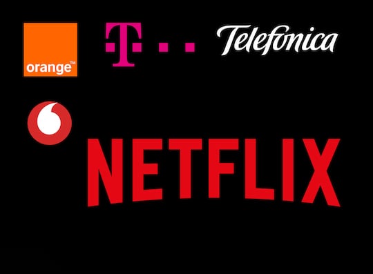 Den vier europischen Netzbetreibern Telefnica, Telekom, Orange und Vodafone bereiten Streamingdienste wie Netflix gewaltig Kopfzerbrechen.