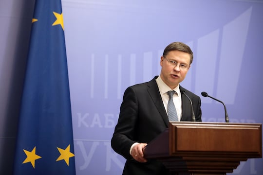 Valdis Dombrovskis ist Vizeprsident der EU-Kommission und Handelskommissar und kommt aus Lettland