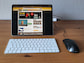 iPad Pro 12.9 (2020) mit Tastatur und Mouse