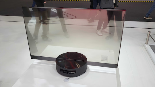 Transparenter Smart-TV von Xiaomi von hinten
