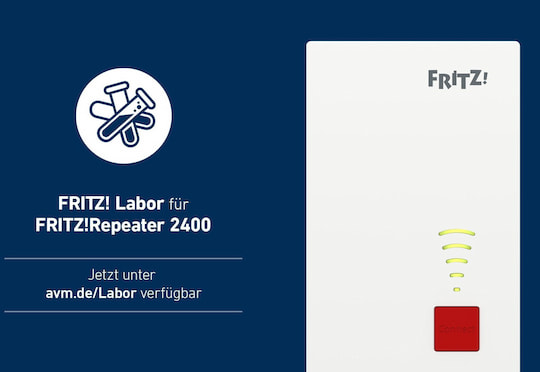 Erster WLAN-Repeater im FRITZ!Labor