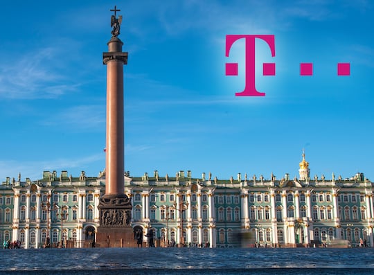 Die Telekom hat in St. Petersburg (Russland) 2000 Mitarbeiter. (Das Bild zeigt den Winterpalast, nicht den Telekom Standort.)
