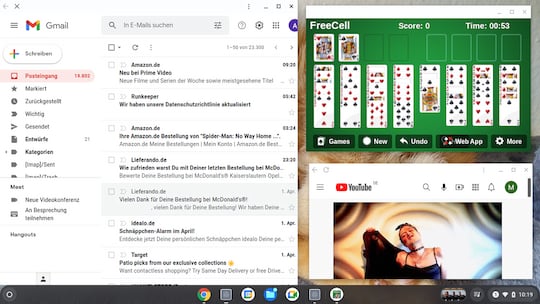 Chrome OS Flex Multitasking 