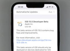 iOS 15.5 kndigt sich an