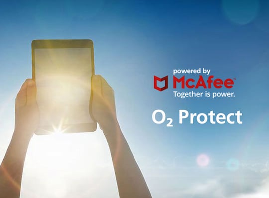 o2 bietet seinen Kunden ein Sicherheitspaket von McAfee unter dem Titel o2-Protect an.