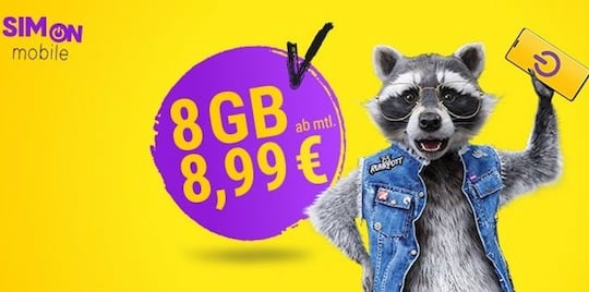 8,99-Euro-Tarif fr weitere SIMon-mobile-Interessenten