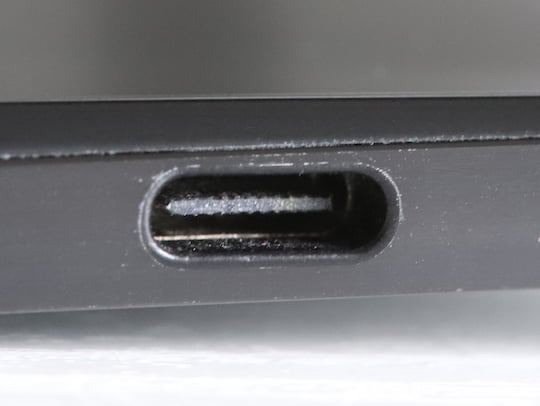 USB-C-Anschluss eines Android-Smartphones