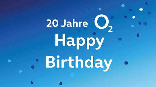 Die Marke o2 feiert Geburtstag