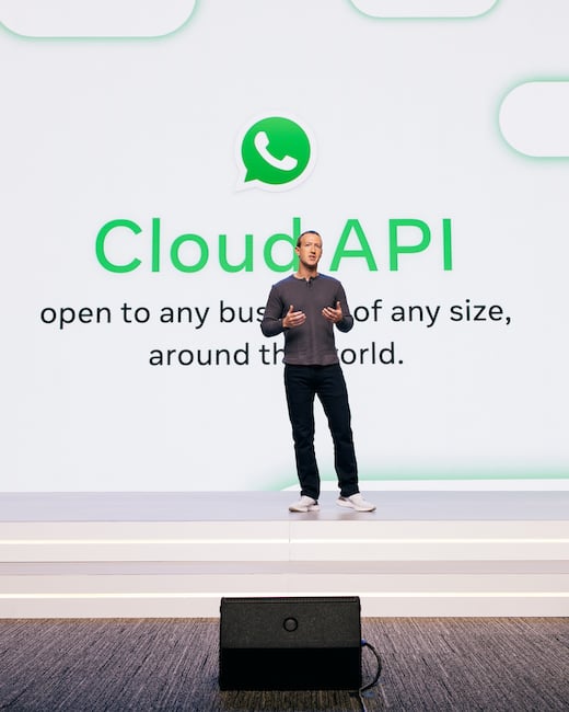WhatsApp Cloud API gestartet