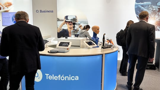 Der Stand von o2-Business von Telefnica