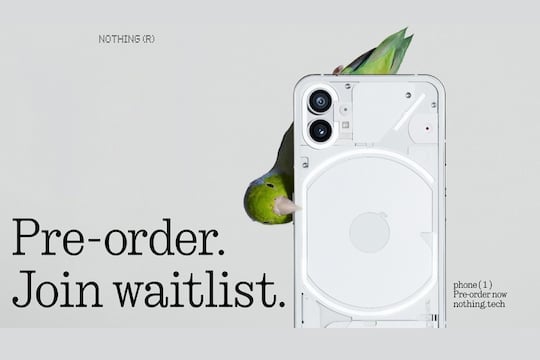 Papagei nicht im Lieferumfang: Nothing Phone (1)