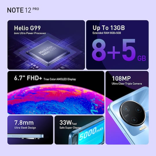 Infinix Note 12 Pro - Ausstattung