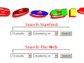 Ein ganz altes Logo von Google aus dem Jahr 1998