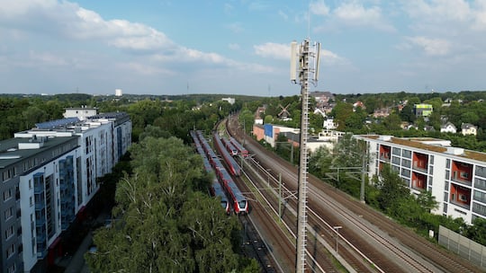 Auf der Linie S2 in Hamburg fahren Berliner Tor und Bergedorf/Aumhle automatische Zge mit Network-Slicing