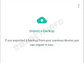 WhatsApp: Import des lokalen Backups