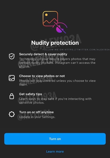 Der Nacktheitsschutz von Instagram