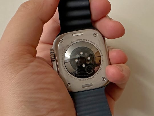 Rckseite der Apple Watch Ultra