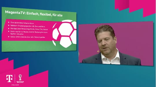 Telekom-TV-Chef Arnim Butzen: "Wir wollen bei MagentaTV besondere Fuball-Momente mit dem besten Rahmenprogramm kombinieren"