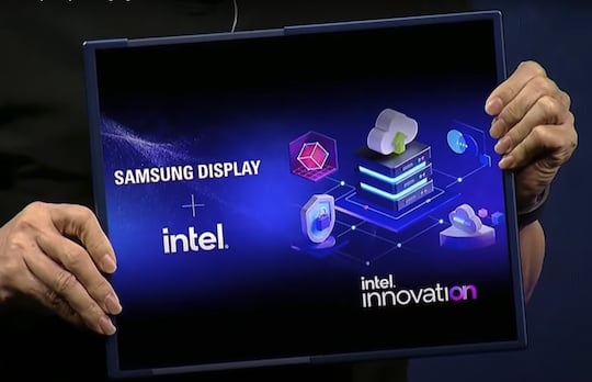 Samsung und Intel: Prototyp eines ausziehbaren PC-Bildschirms
