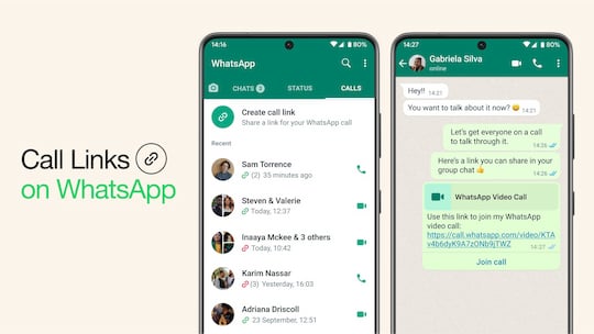 WhatsApp Call Links in Aktion