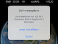 iOS 16.1 Beta 4 verfgbar