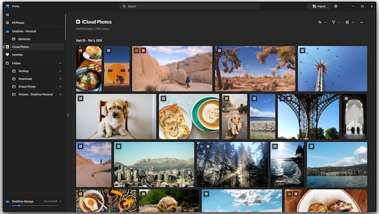 iCloud Fotos in Windows Fotos