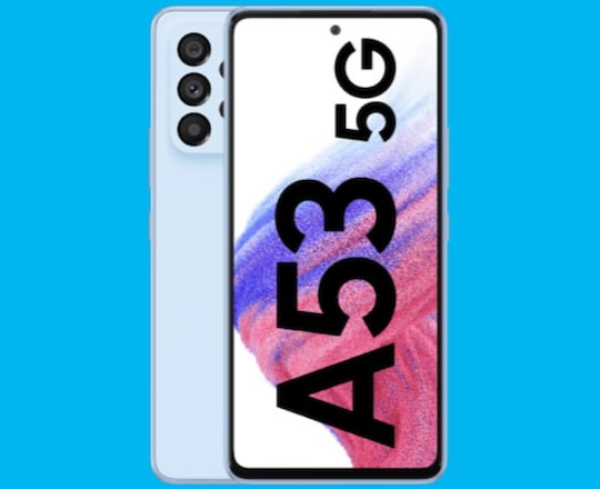 Das Galaxy A53 5G als Blau-Tarifaktion