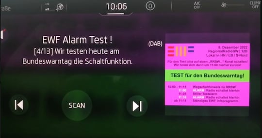 Alarm-Test in Baden-Wrttemberg