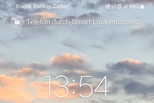 Backup Calling ber die Datenverbindung der zweiten SIM-Karte