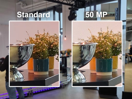 Kamera-Vergleich: Standard-Modus vs. 50-Megapixel-Modus