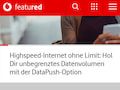 Neue DataPush-Option von Vodafone