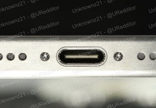 USB-C-Port beim angeblichen iPhone 15 Pro