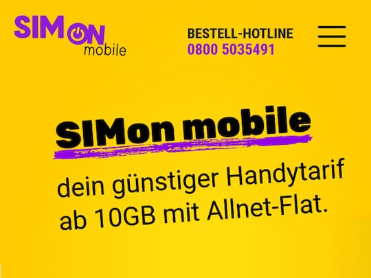 Zwei Aktionen bei SIMon mobile