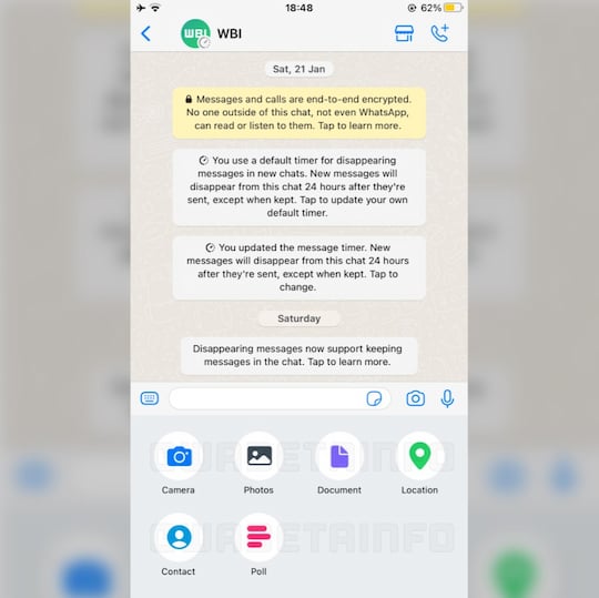 Das neue Anhang-Men fr WhatsApp iOS