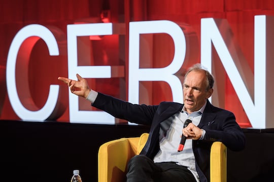 Tim Berners-Lee bei einer CERN-Veranstaltung im Jahr 2019